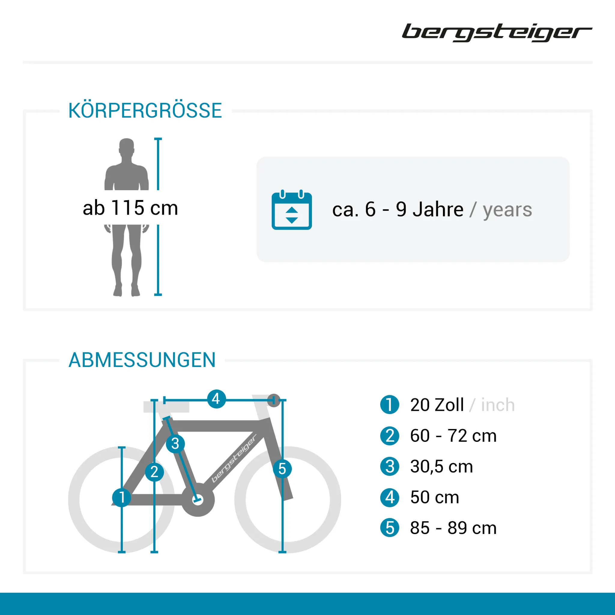Bergsteiger Sydney 20 Zoll Kinderfahrrad – Bild 4