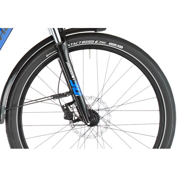 HAIBIKE Trekking 4 Low-Step blau – Bild 3
